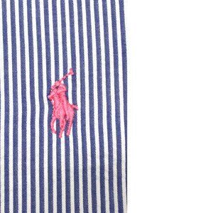 POLO RALPH LAUREN SEERSUCKER REGULAR FIT 100% COTTON SHIRT Sz X-LARGE, XL